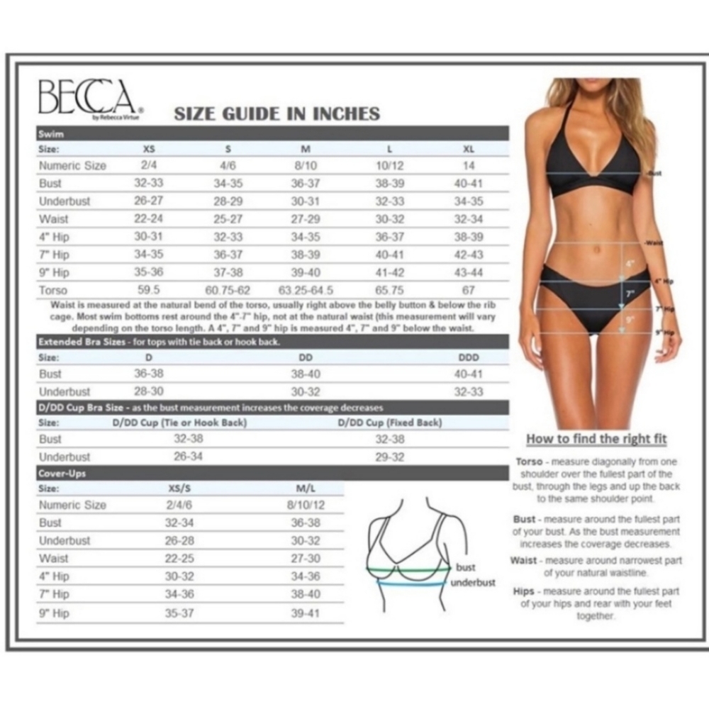 NEW BECCA Reveal Show & Tell Plunge Swimsuit - Picture 7 of 7